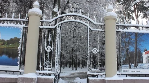 Winter cityscape Stock Footage 123412919