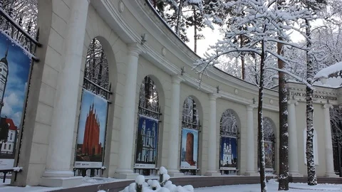 Winter cityscape Stock Footage 123412946