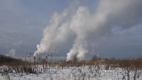 Winter cityscape in Moscow Stock Footage 103284003