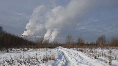 Winter cityscape in Moscow Video stock 103284581