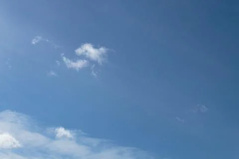 Winter clear sky. Stock Photos