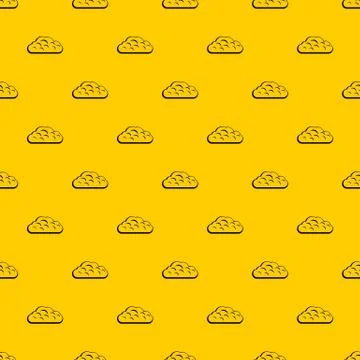 Winter cloud pattern Stockillustratie