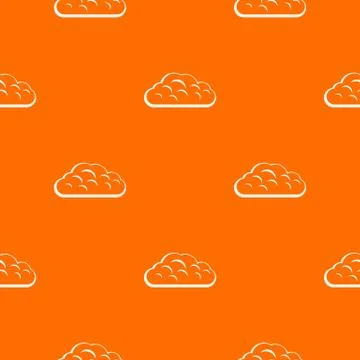 Winter cloud pattern seamless イラスト素材