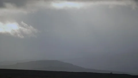 Winter clouds Stock Footage 125024277