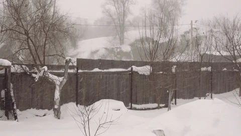 Winter cloudy weather outside Stock Footage 103567054