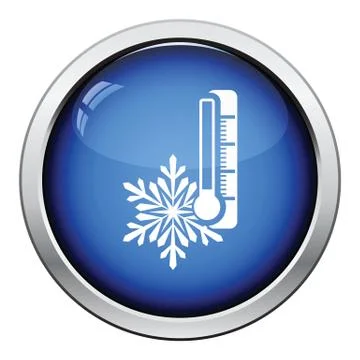Winter cold icon Stock Illustration