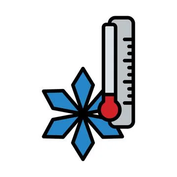 Winter Cold Icon Stock Illustration