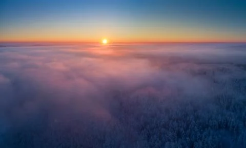 Winter colorful background Stock Photos