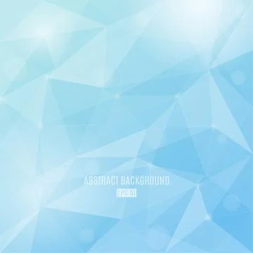 Winter colors vector abstract background with transparent triangles. Modern d Stock Illustration