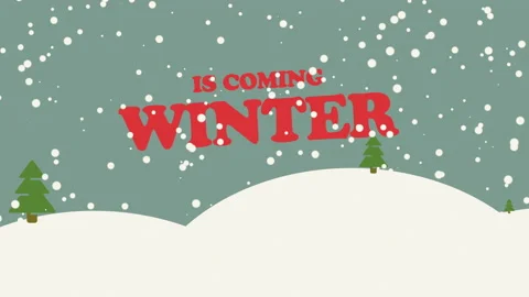 Winter Is Coming with fall snow in forest Video stock 221642574