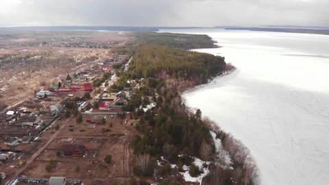 Winter countryside Stock Footage 147055217