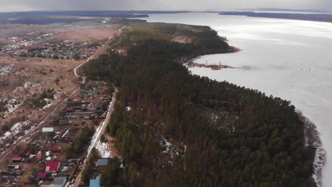 Winter countryside Stock Footage 147081553