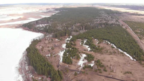 Winter countryside Stock Footage 147082391