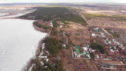 Winter countryside Stock Footage 147082636