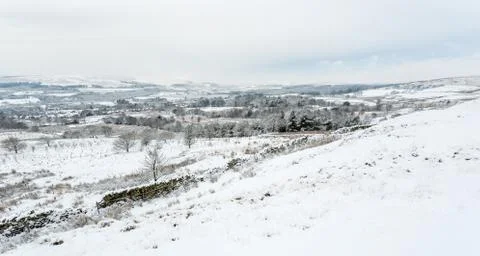 Winter Countryside Scene Stock Photos