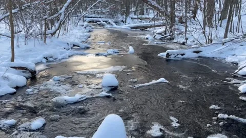 Winter Creek Video stock 168157525