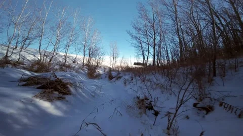 Winter Creek 库存影片 329507962