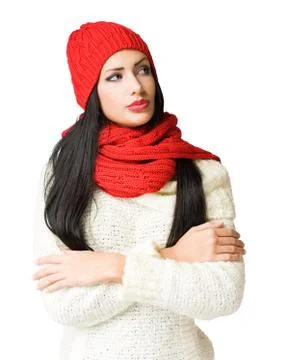 Winter cutie. Stock Photos