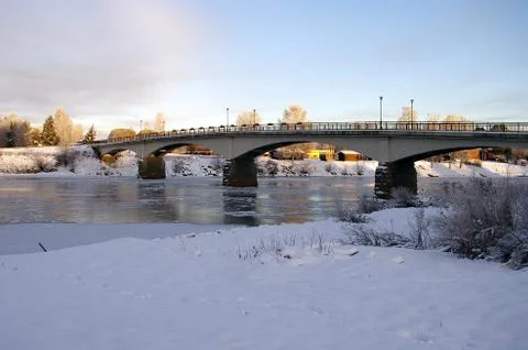 Winter in Dalarna Stock Photos