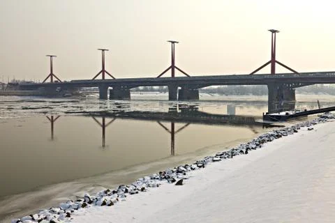Winter Danube Stock Photos