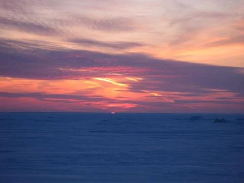 Winter, dawn 4 Stock Photos