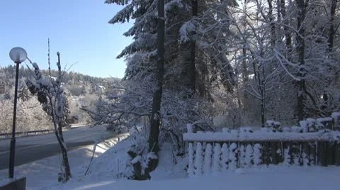 Winter day Video stock 10311611