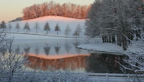 Winter day Stock Footage 10736626