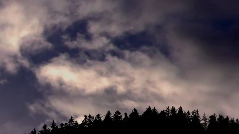 Winter December sky in Vratna. 스톡 동영상 83384658
