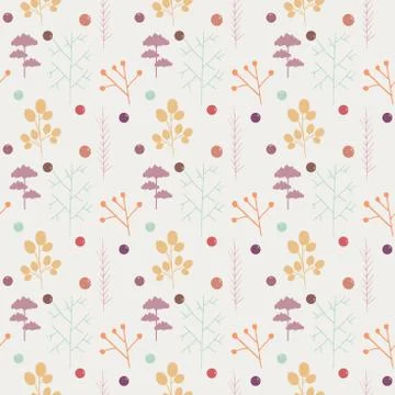 Winter decor tree seamless pattern - Fabric design collections Ilustración de archivo
