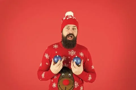 Winter decorations. How to handle top holiday stress triggers. New year concept Photos