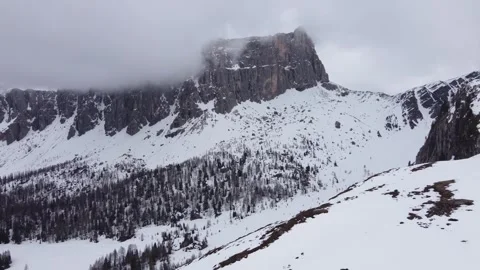 Winter in Dolomite Stockbeeldmateriaal 275209409