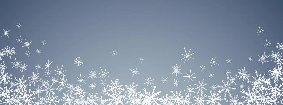 Winter doodles background Stock Illustration