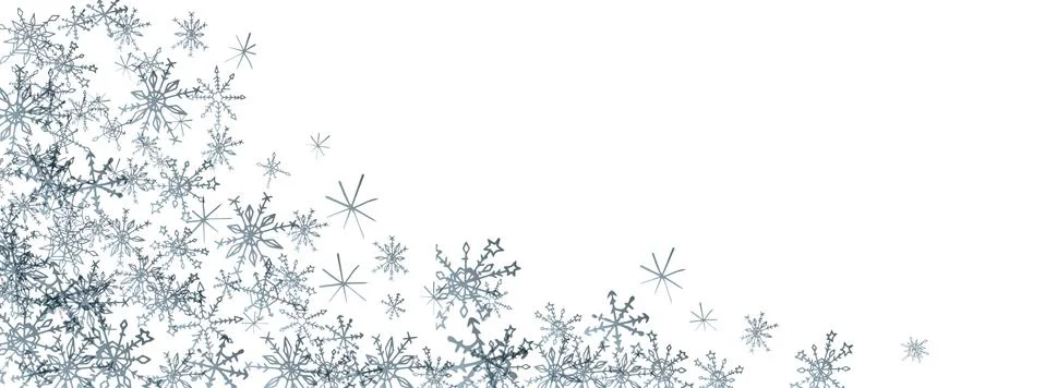 Winter doodles background Stock Illustration