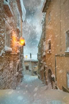 Winter dreamscape Stock Photos