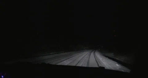 Winter Driving 1 Stock Footage 279511055