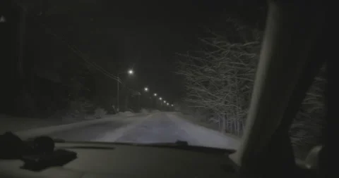 Winter Driving 6 Stock Footage 279600372