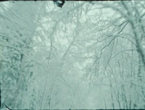 Winter Driving Super 8 9 Stock Footage 221439445