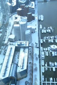 Winter dusseldorf Stock Photos