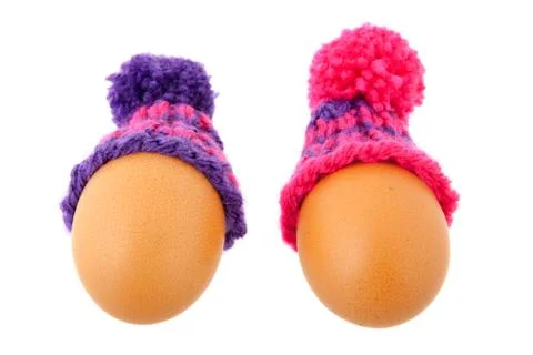Winter egg Fotos Stock