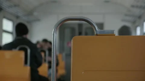 Winter Electric Train Stock Footage 135075471