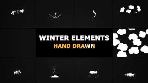 Winter Elements Stock After Effects