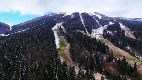 Winter Escape in the Mountains Stock Footage 318268681