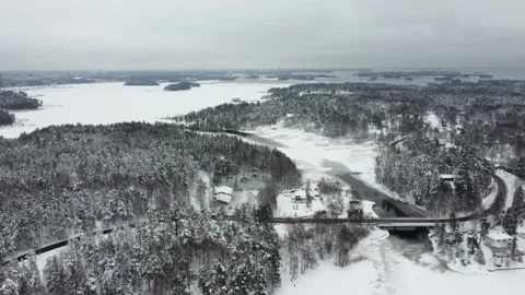 Winter in Espoo Stock Footage 234506298