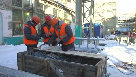 Winter factory 動画素材 133784582