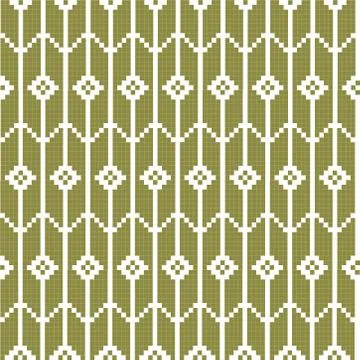 Winter fairisle design. Seamless pattern. Stock Illustration