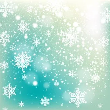 Winter falling snow background. Design element Stock Illustration