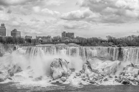 Winter Falls - Niagara Stock Photos
