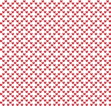 Winter festive Christmas knitted pattern woolen knitted Stock Illustration