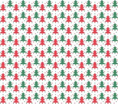 Winter festive Christmas knitted pattern woolen knitted Stock Illustration