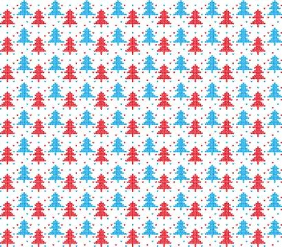 Winter festive Christmas knitted pattern woolen knitted Stock Illustration